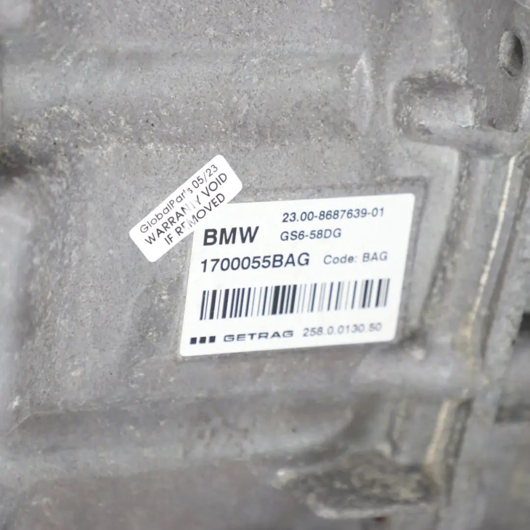 Mini One D F55 F56 Diesel B37 B37A Manual Gearbox GS6-58DG BAG WARRANTY - SKU 8687639 - Part number 8687639