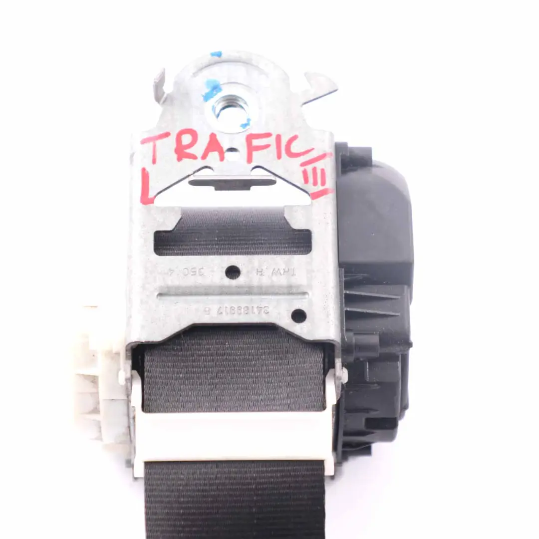 Renault Trafic III Cintura di sicurezza anteriore sinistra Nero - SKU 868843513R - Numero di parte 868843513R