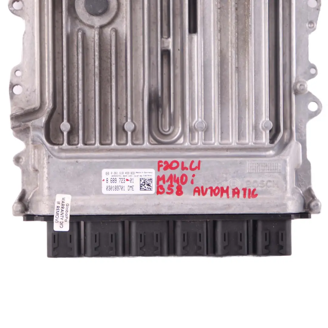 M140I B58 Benzina Modulo Centralina DDE Automatico per BMW F20 F21 LCI con numero di parte 8689723 BMW F20 F21 LCI M140I B58 Benzina Modulo Centralina DDE Automatico - SKU 8689723 - Numero di parte 8689723