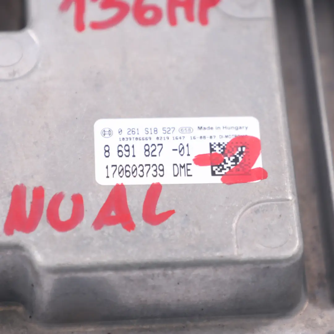 B38 136HP Gasolina Motor Kit ECU DME BDC Clave Manual para Mini Cooper F56 con número de pieza 8691827 Mini Cooper F56 B38 136HP Gasolina Motor Kit ECU DME BDC Clave Manual - SKU 8691827-2 - Número de pieza 8691827