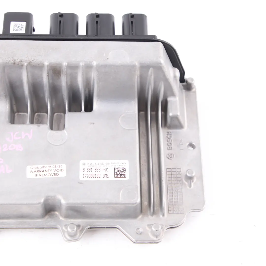 231HP Petrol Engine ECU DME Manual Transmission to Mini Cooper F56 JCW B48 with Part number 8691833 Mini Cooper F56 JCW B48 231HP Petrol Engine ECU DME Manual Transmission - SKU 8691833 - Part number 8691833