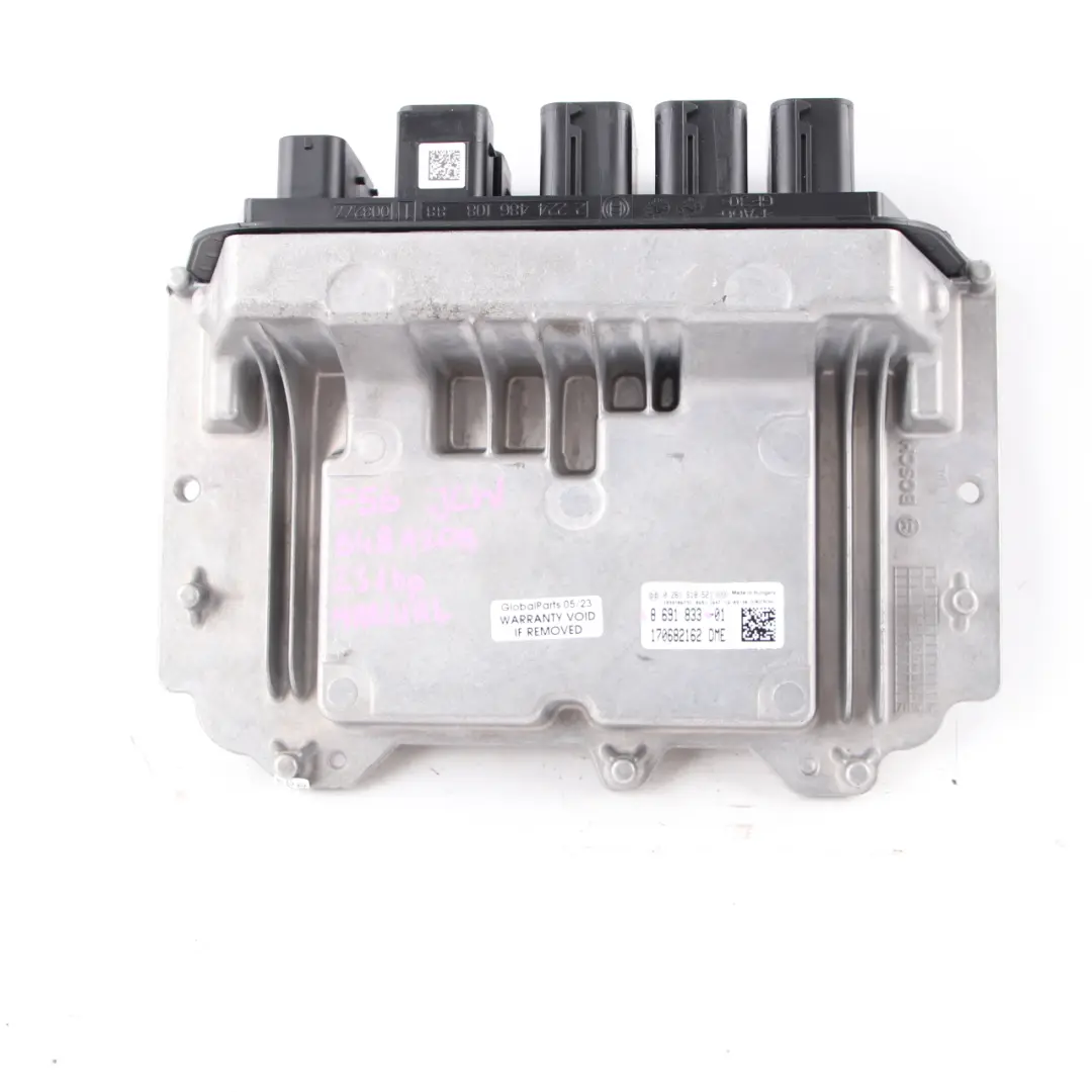 231HP Petrol Engine ECU DME Manual Transmission to Mini Cooper F56 JCW B48 with Part number 8691833 Mini Cooper F56 JCW B48 231HP Petrol Engine ECU DME Manual Transmission - SKU 8691833 - Part number 8691833