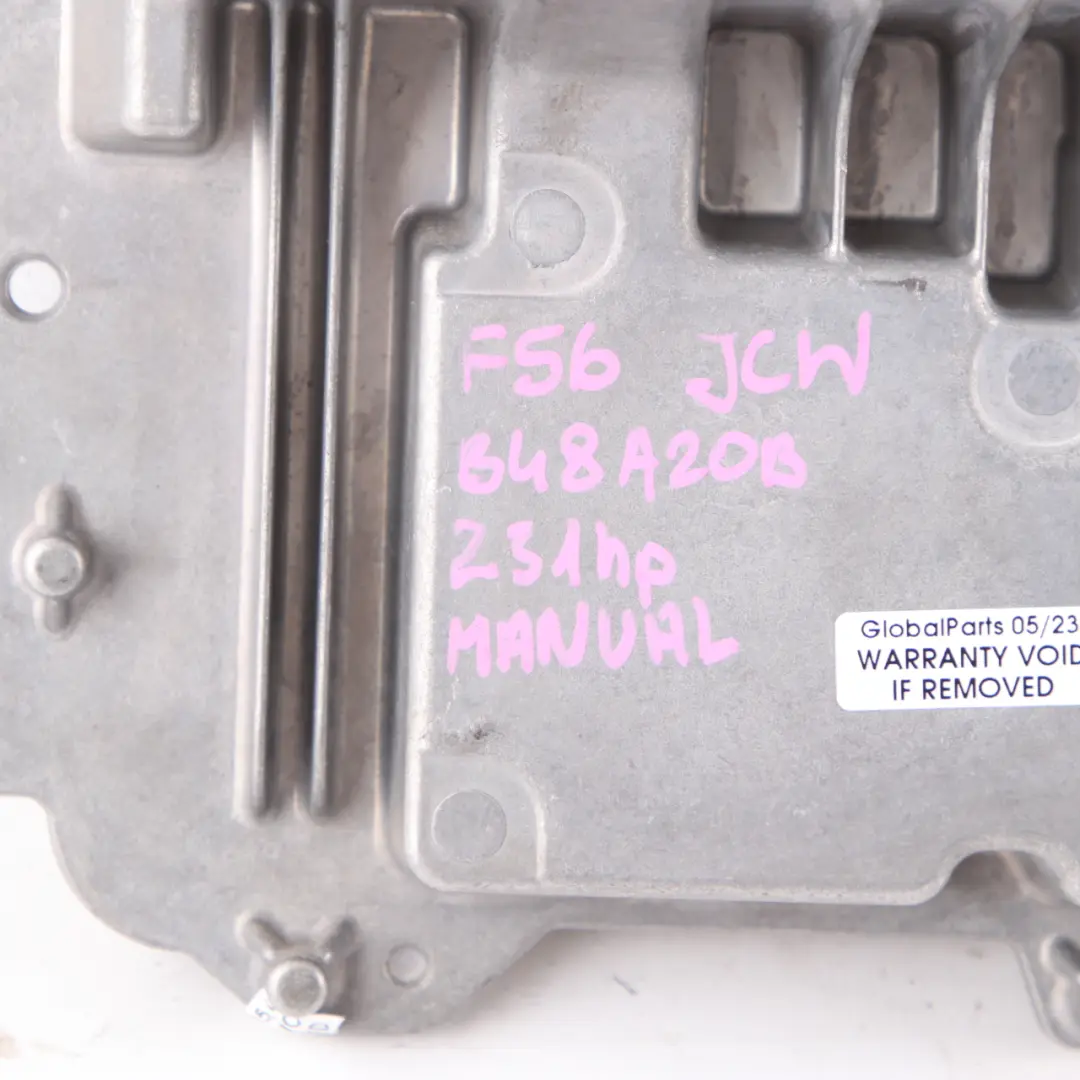 231HP Petrol Engine ECU DME Manual Transmission to Mini Cooper F56 JCW B48 with Part number 8691833 Mini Cooper F56 JCW B48 231HP Petrol Engine ECU DME Manual Transmission - SKU 8691833 - Part number 8691833