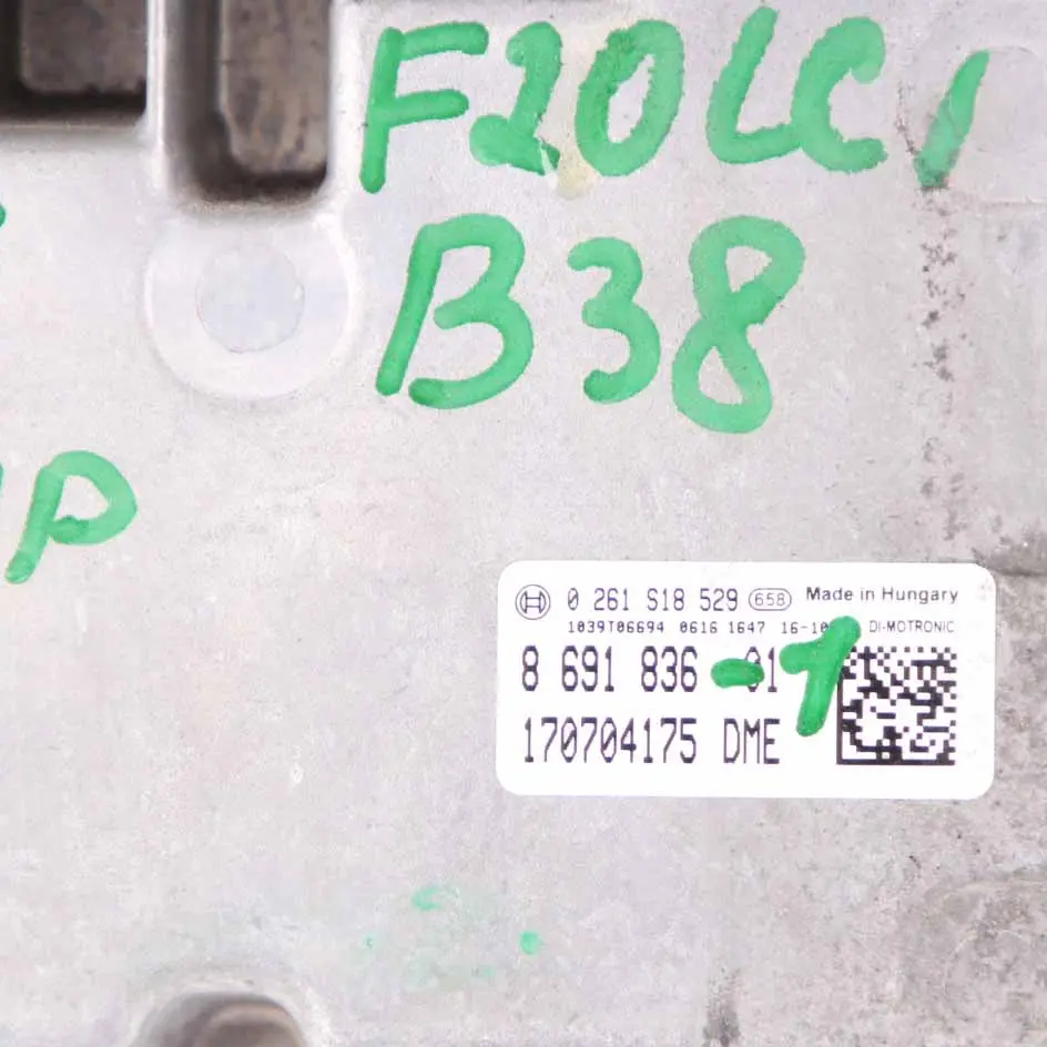 B38 136HP ECU Kit DME + 2 Keys + FEM + Lock Manual to BMW F20 LCI 118i with Part number 8691836 BMW F20 LCI 118i B38 136HP ECU Kit DME + 2 Keys + FEM + Lock Manual - SKU 8691836-1 - Part number 8691836