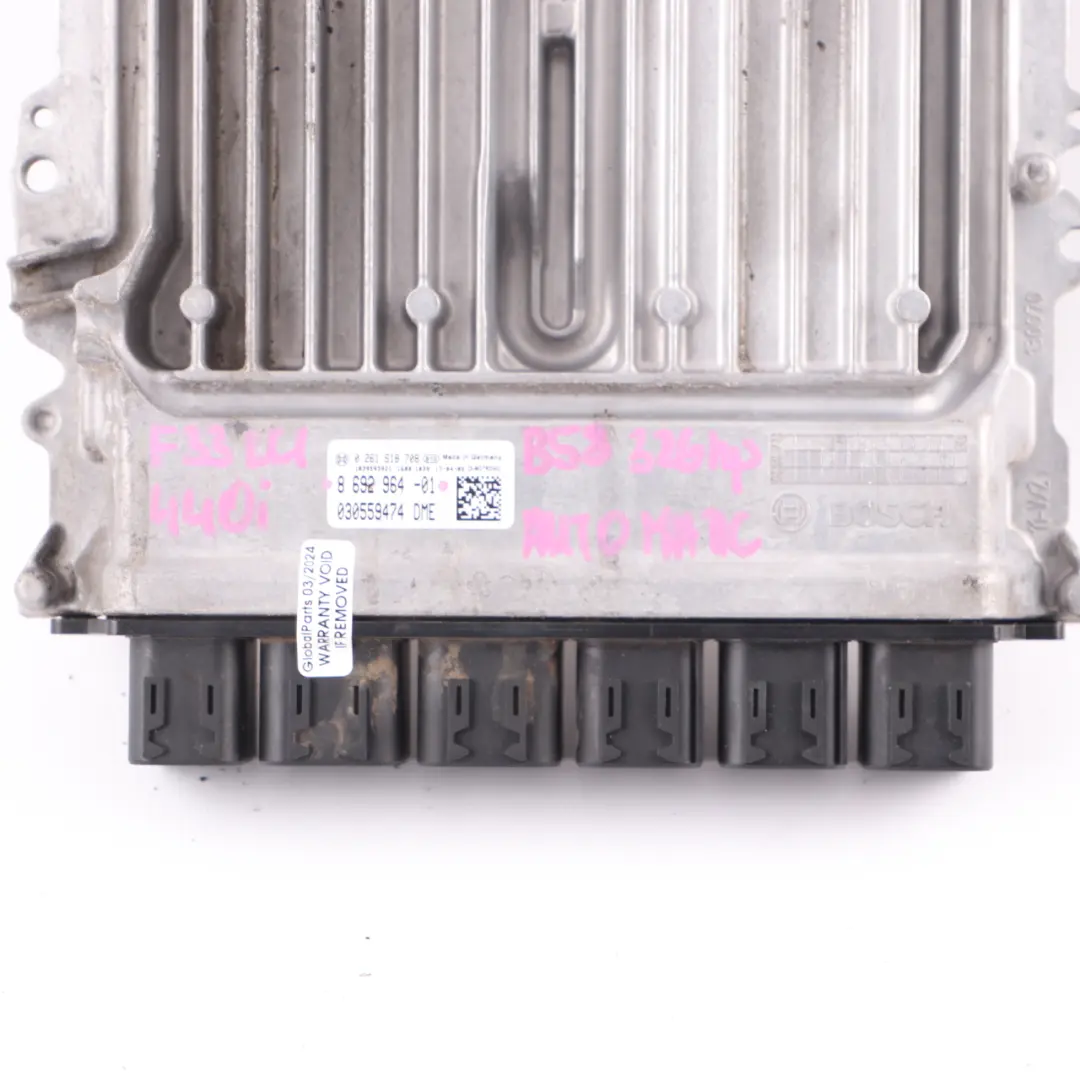 B58 326HP Engine Unit ECU DME to BMW F30 F31 340i LCI F32 F33 F36 440i with Part number 8692964 BMW F30 F31 340i LCI F32 F33 F36 440i B58 326HP Engine Unit ECU DME - SKU 8692964 - Part number 8692964