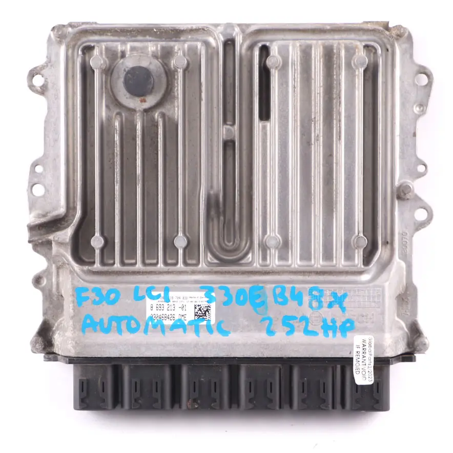 BMW F30 LCI 330e B48X Komputer Sterownik Silnika ECU DME - SKU 8693213-1 - Numer Części 8693213