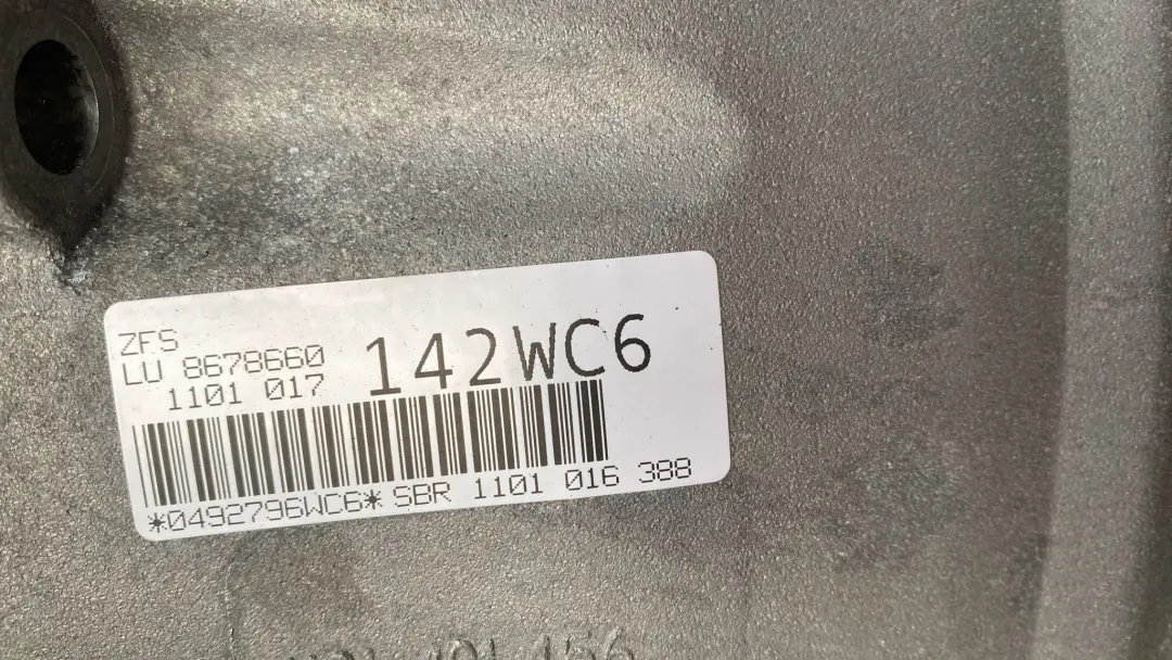 Boîte vitesses automatique 8651631 GA8HP50Z GARANTIE pour BMW F10 F11 LCI 518d 520d à propos du numéro de pièce 8693341 BMW F10 F11 LCI 518d 520d Boîte vitesses automatique 8651631 GA8HP50Z GARANTIE - SKU 8693341 - Numéro de pièce 8693341