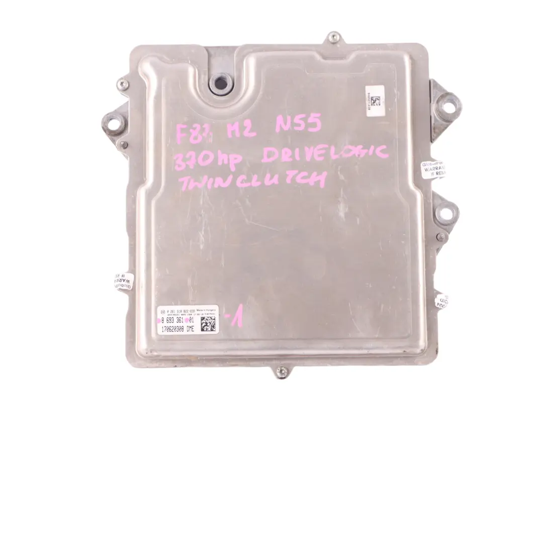 370HP N55 Engine Control ECU Kit DME + FEM + Key Twin Clutch to BMW F87 M2 with Part number 8693361 BMW F87 M2 370HP N55 Engine Control ECU Kit DME + FEM + Key Twin Clutch - SKU 8693361-1 - Part number 8693361