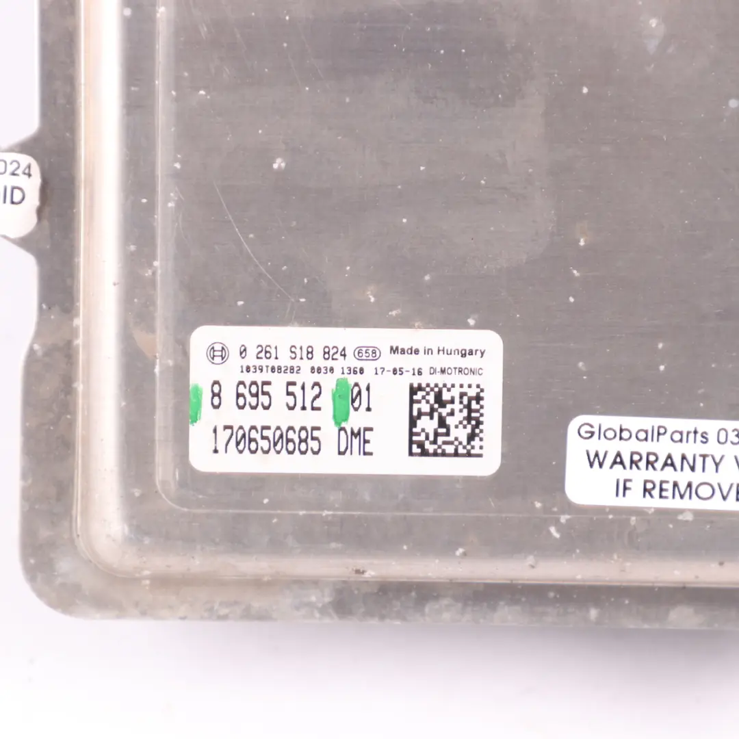 S55 431Hp Motorsteuergerät ECU DME Doppelkupplung für BMW F80 M3 F82 F83 M4 mit Teilenummer 8695512 BMW F80 M3 F82 F83 M4 S55 431Hp Motorsteuergerät ECU DME Doppelkupplung - SKU 8695512 - Teilenummer 8695512