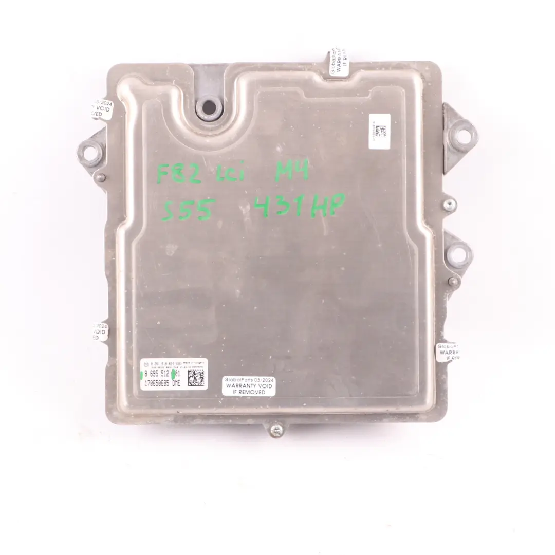 BMW F80 M3 F82 F83 M4 S55 431Ch Unité Contrôle Moteur ECU DME - SKU 8695512 - Numéro de pièce 8695512
