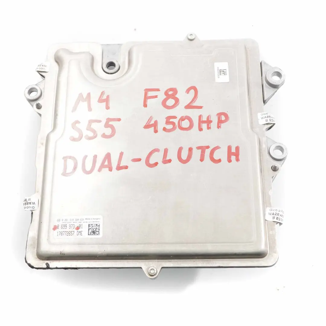BMW F80 M3 F82 M4 S55 450 HP Engine Control Unit ECU DME Dual Clutch - SKU 8699973 - Part number 8699973