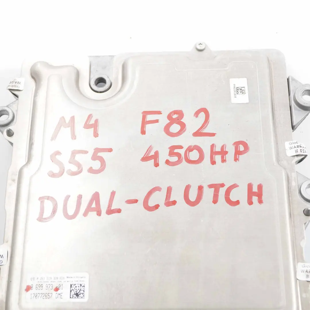 S55 450 HP Motore Unità ECU DME Doppia frizione per BMW F80 M3 F82 M4 con numero di parte 8699973 BMW F80 M3 F82 M4 S55 450 HP Motore Unità ECU DME Doppia frizione - SKU 8699973 - Numero di parte 8699973