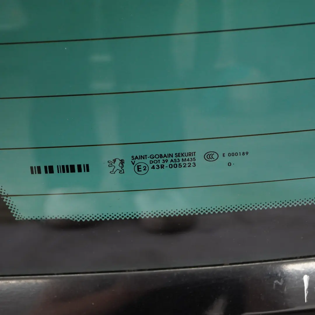 Trunk Lid Peugeot 3008 T84 Mk1 Boot Lid Tailgate Panel Nero Black Pearl - KTV to with Part number 8701AP Trunk Lid Peugeot 3008 T84 Mk1 Boot Lid Tailgate Panel Nero Black Pearl - KTV - SKU 8701AP-NBP - Part number 8701AP