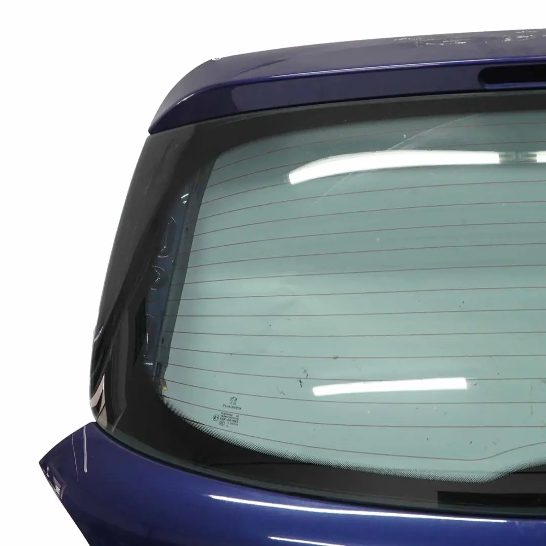 Trunk Lid Peugeot 207 Hatchback Boot Lid Tailgate Panel Montebello Blue - KPL to with Part number 8701W3 Trunk Lid Peugeot 207 Hatchback Boot Lid Tailgate Panel Montebello Blue - KPL - SKU 8701W3-MON - Part number 8701W3