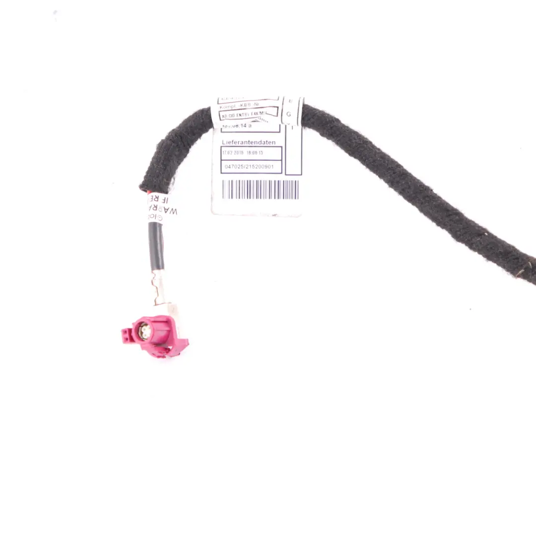 BMW X1 F48 Dashboard Kabel Head Unit CID Zentrale Informationsanzeige 9380944 - SKU 8704089 - Teilenummer 8704089