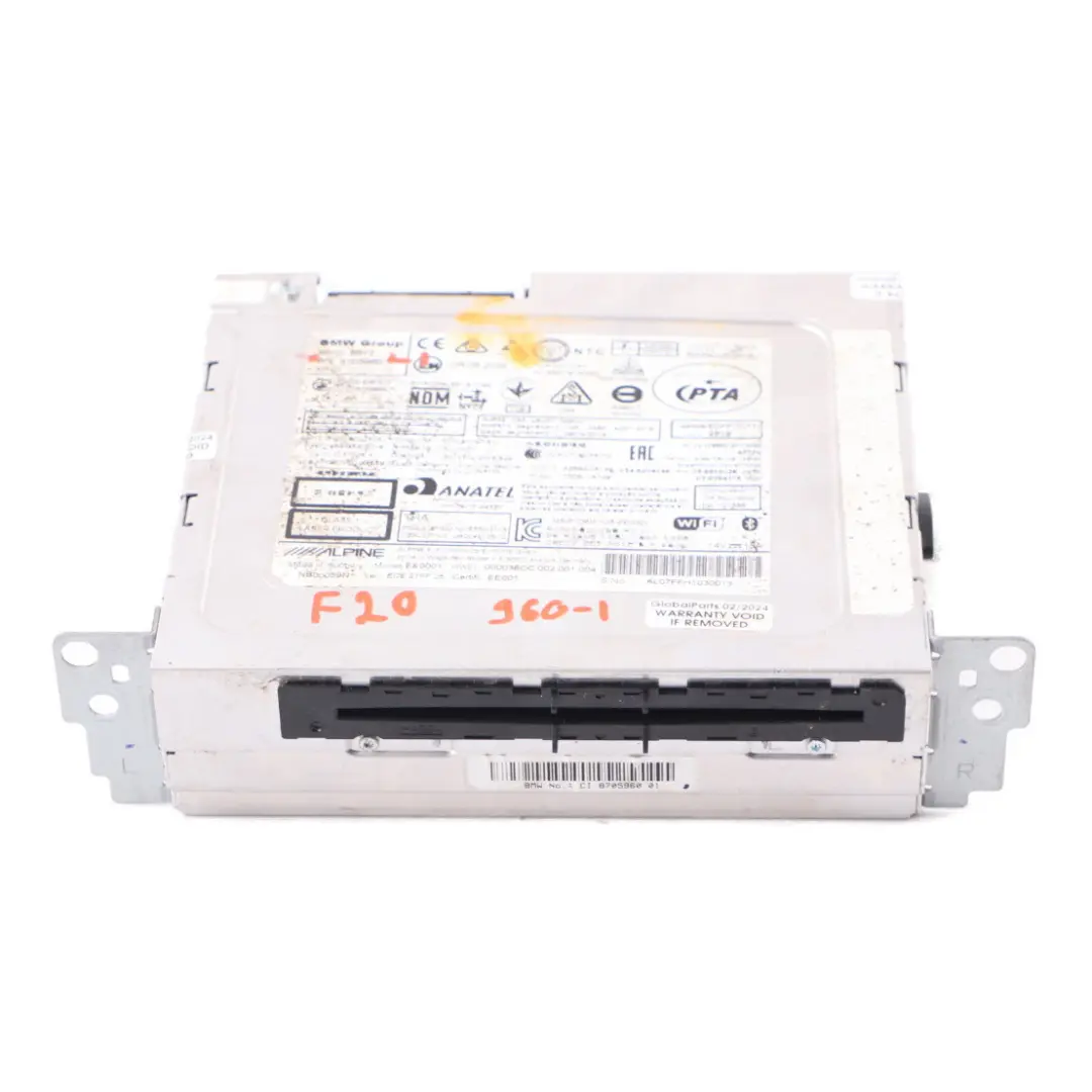 Navigation Headunit BMW F20 F21 F30 F31 LCI Radio Sat Nav Unit to with Part number 8705960 Navigation Headunit BMW F20 F21 F30 F31 LCI Radio Sat Nav Unit - SKU 8705960 - Part number 8705960