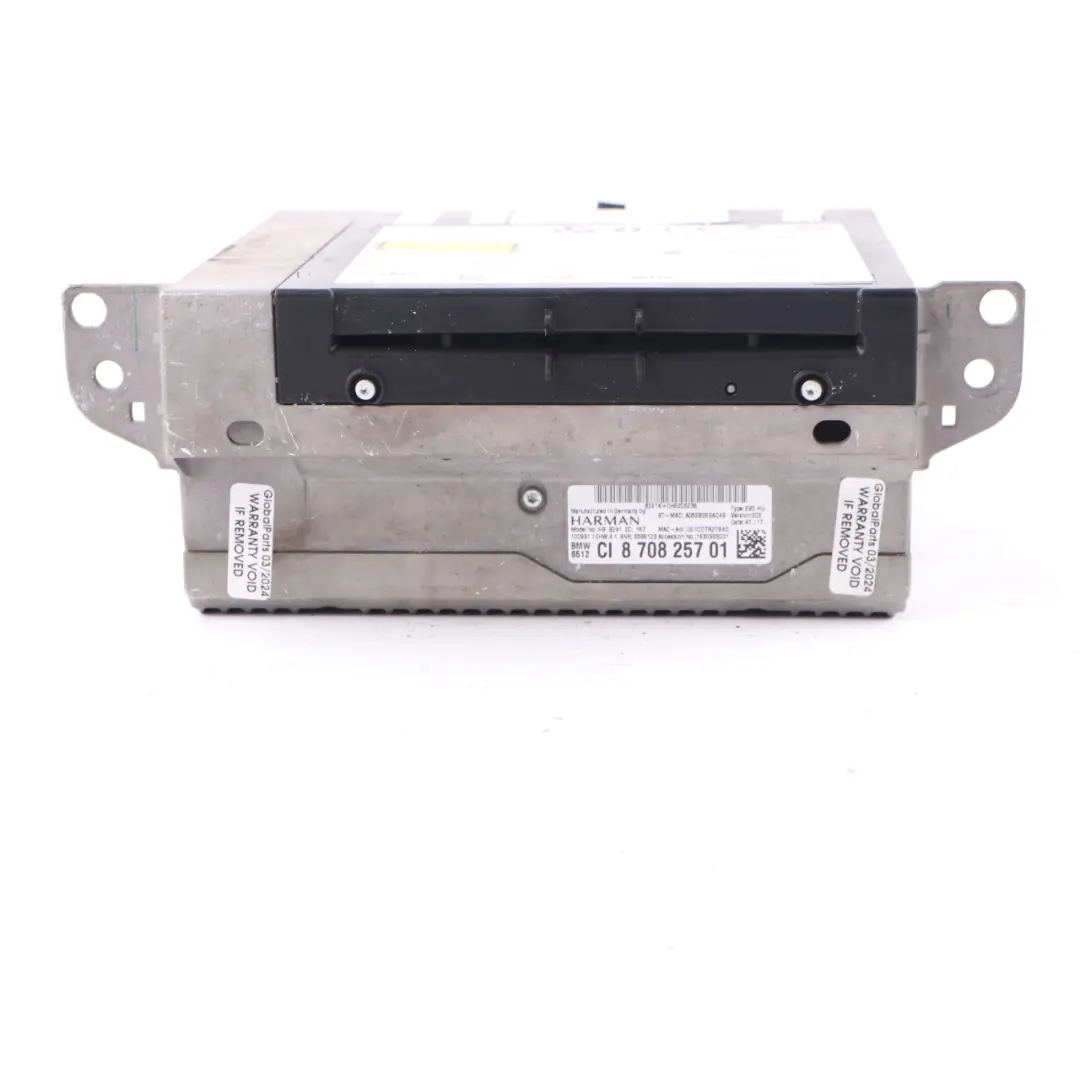 Head Unit BMW F20 F21 F22 F30 F31 LCI Sat Nav Radio Media Navigation to with Part number 8708257 Head Unit BMW F20 F21 F22 F30 F31 LCI Sat Nav Radio Media Navigation - SKU 8708257-1 - Part number 8708257