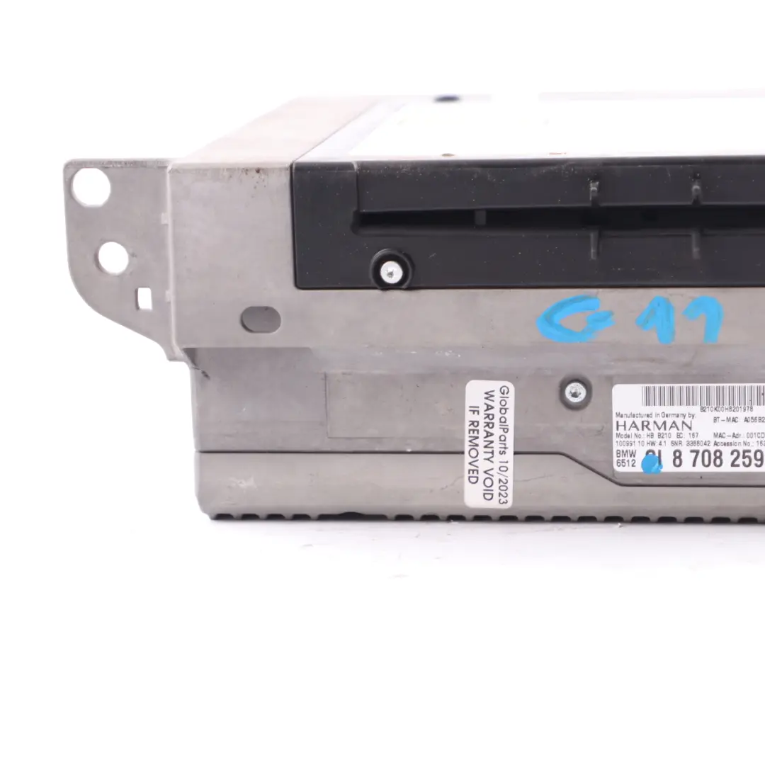 Unidad Central de Navegación Sat Nav High 2 para BMW F20 F21 F30 F31 LCI G30 G31 G11 con número de pieza 8708259 BMW F20 F21 F30 F31 LCI G30 G31 G11 Unidad Central de Navegación Sat Nav High 2 - SKU 8708259 - Número de pieza 8708259