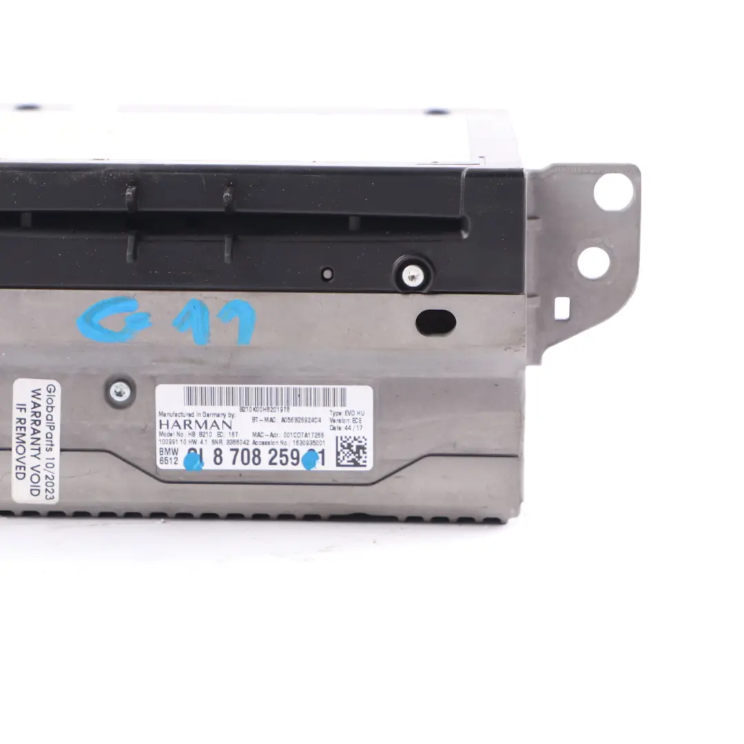 Unité principale navigation Sat Nav Haut 2 pour BMW F20 F21 F30 F31 LCI G30 G31 G11 à propos du numéro de pièce 8708259 BMW F20 F21 F30 F31 LCI G30 G31 G11 Unité principale navigation Sat Nav Haut 2 - SKU 8708259 - Numéro de pièce 8708259