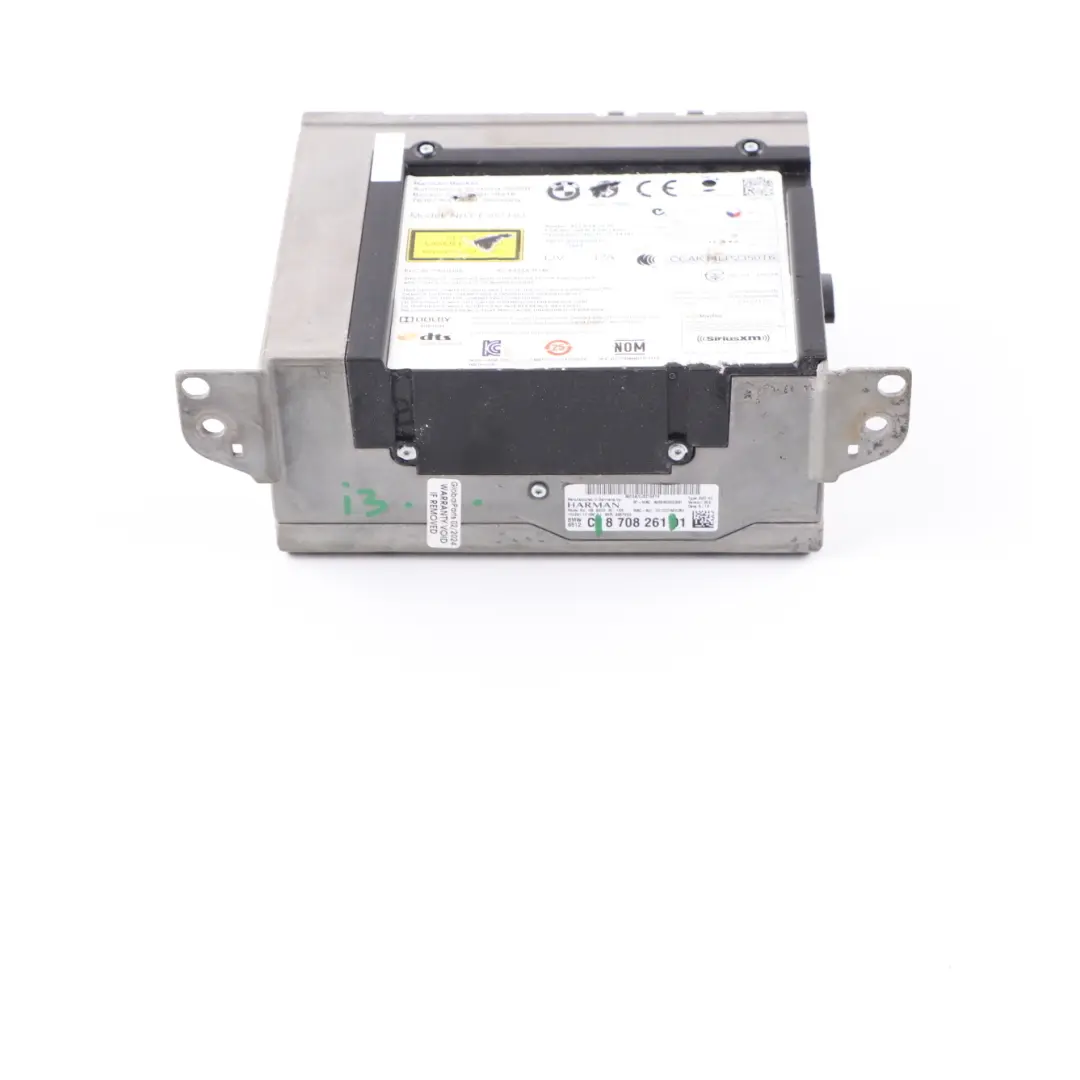 Head Unit BMW i3 I01 LCI Mini F54 F60 Sat Nav DAB High Control Module to with Part number 8708261 Head Unit BMW i3 I01 LCI Mini F54 F60 Sat Nav DAB High Control Module - SKU 8708261 - Part number 8708261