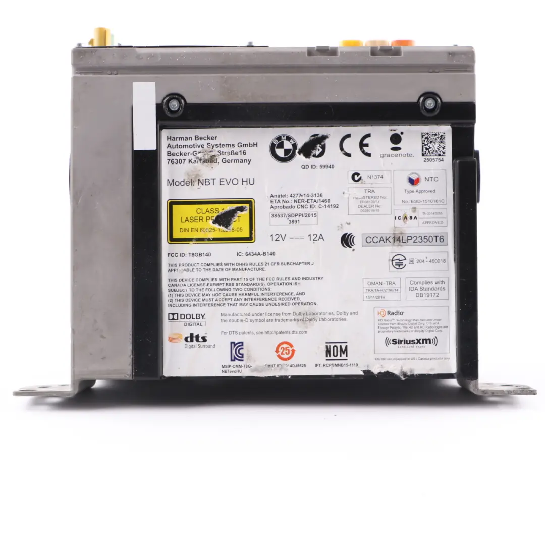 Head Unit BMW i3 I01 LCI Mini F54 F60 Sat Nav DAB High Control Module to with Part number 8708261 Head Unit BMW i3 I01 LCI Mini F54 F60 Sat Nav DAB High Control Module - SKU 8708261 - Part number 8708261