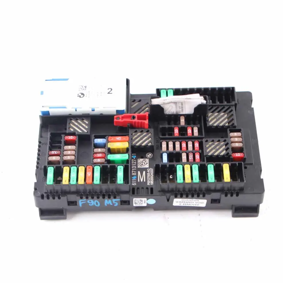 Fuse Box Power Distribution Control Unit Box Rear to BMW F90 M5 F91 M8 G30 with Part number 8713127 BMW F90 M5 F91 M8 G30 Fuse Box Power Distribution Control Unit Box Rear - SKU 8713127 - Part number 8713127