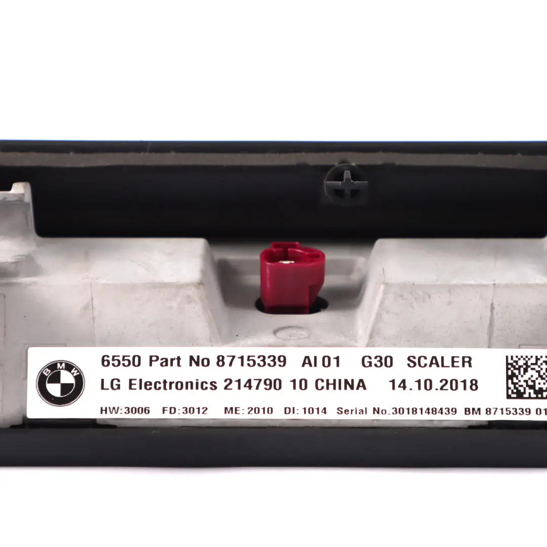 Dashboard Monitor BMW G30 G31 Onboard Zentralanzeige Bildschirm 10,25" für mit Teilenummer 8715339 Dashboard Monitor BMW G30 G31 Onboard Zentralanzeige Bildschirm 10,25" - SKU 8715339-1 - Teilenummer 8715339