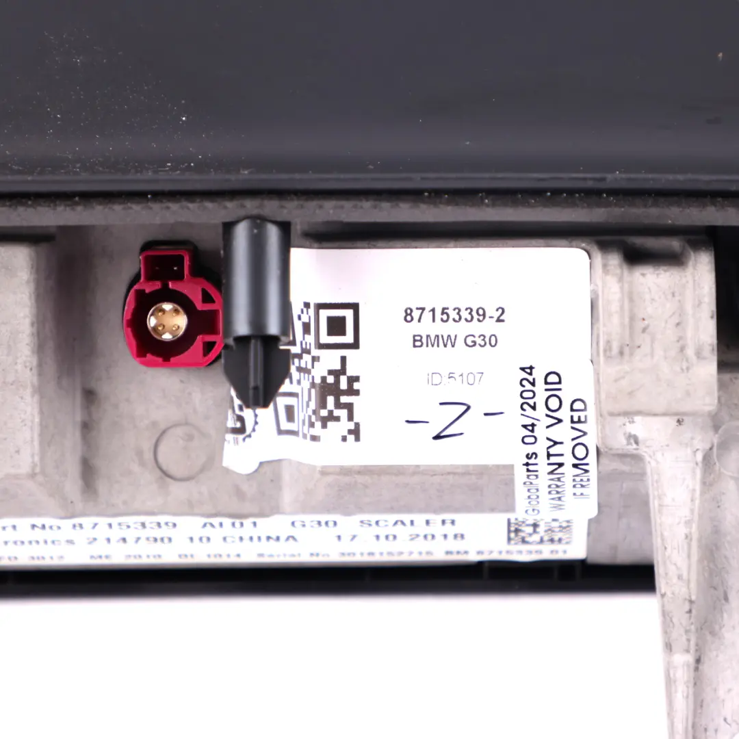  Dashboard Monitor BMW G30 G31 Onboard Central Display Screen 10,25" - SKU 8715339-2 - Part number 8715339