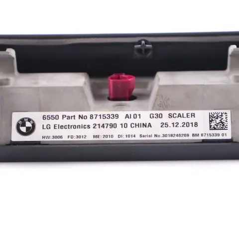  Dashboard Monitor BMW G30 G31 Onboard Central Display Screen 10,25" - SKU 8715339 - Part number 8715339