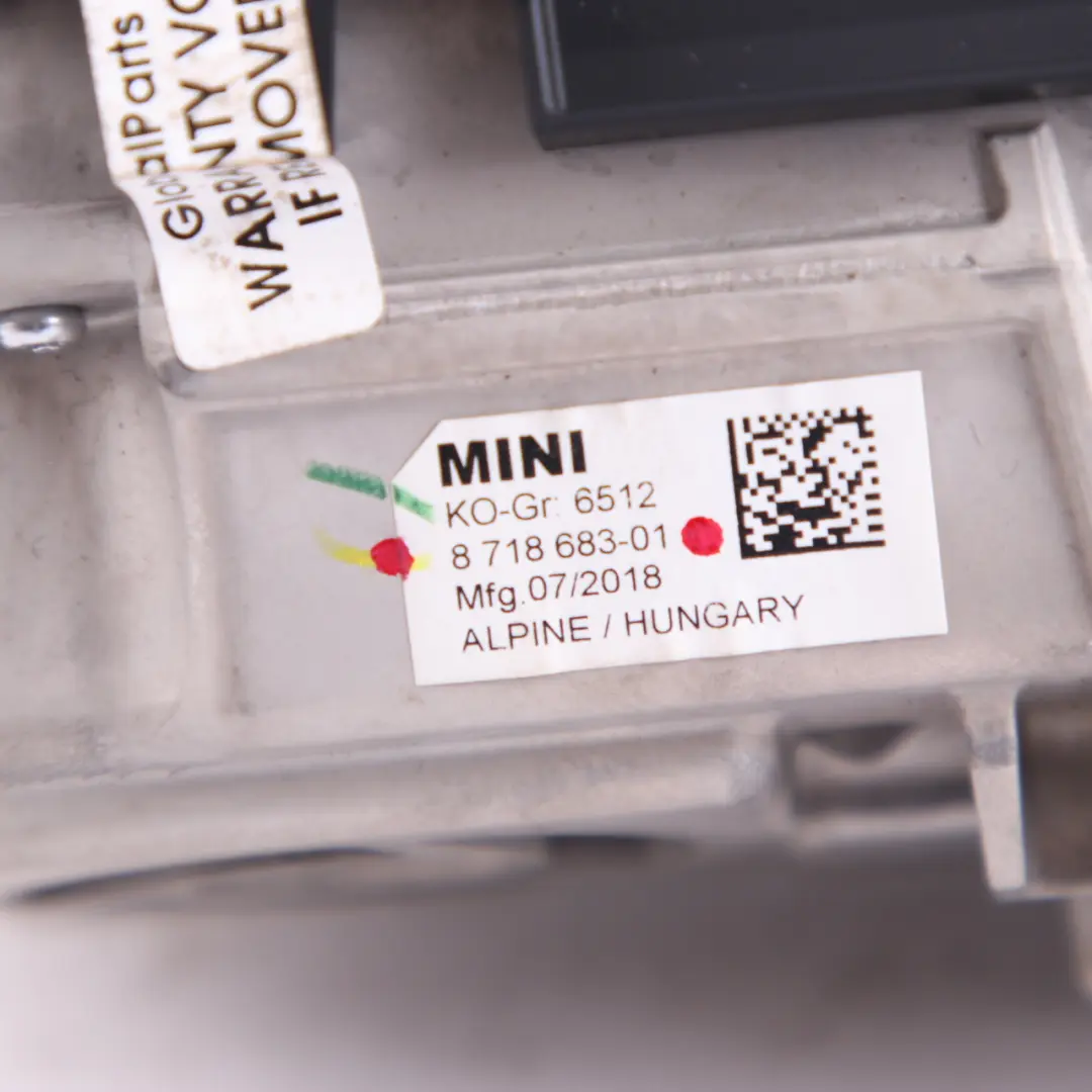 Display Screen Radio CD Player Control Unit to Mini F55 F56 F57 Mini 2 with Part number 8718683 Mini F55 F56 F57 Mini 2 Display Screen Radio CD Player Control Unit - SKU 8718683 - Part number 8718683