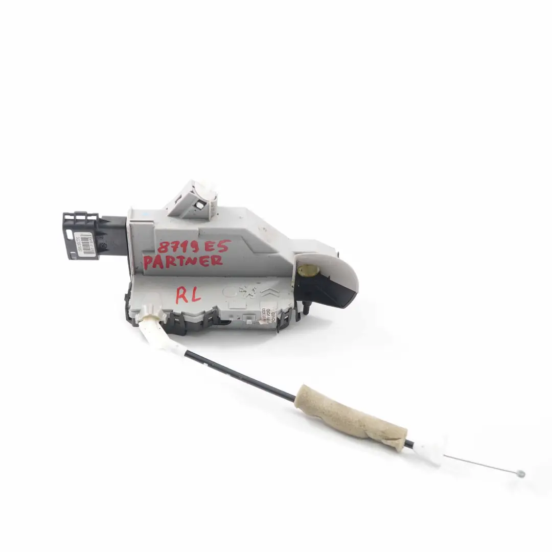 Door Lock Citroen Berlingo Peugeot Partner Rear Left N/S Trunk Latch to with Part number 8719E5 Door Lock Citroen Berlingo Peugeot Partner Rear Left N/S Trunk Latch - SKU 8719E5 - Part number 8719E5