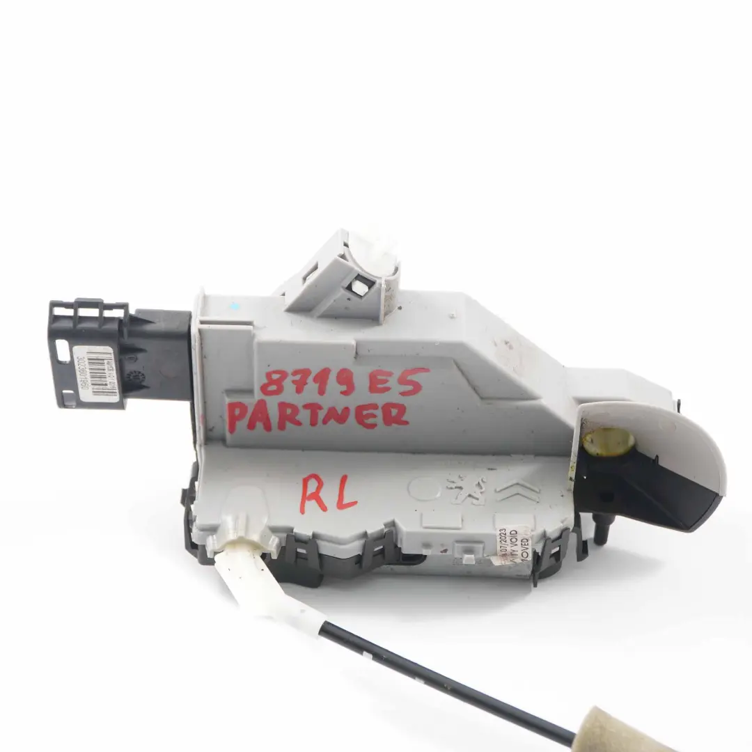 Tür schloss Citroen Berlingo Peugeot Partner Hinten Links Kofferraum für mit Teilenummer 8719E5 Tür schloss Citroen Berlingo Peugeot Partner Hinten Links Kofferraum - SKU 8719E5 - Teilenummer 8719E5