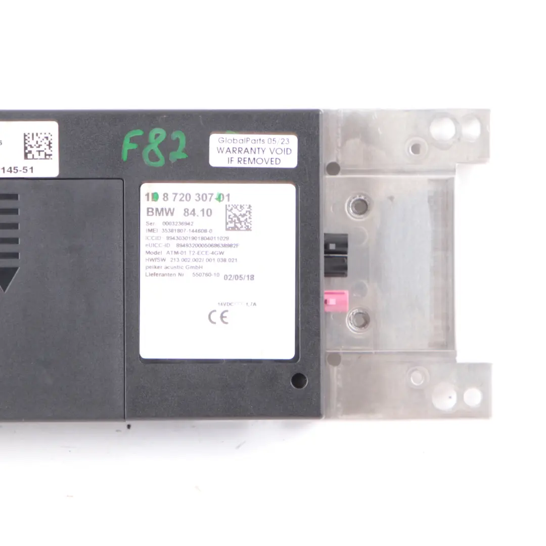  Telematics Module BMW F10 F20 F30 F82 Bluetooth Communications Control - SKU 8720307 - Part number 8720307