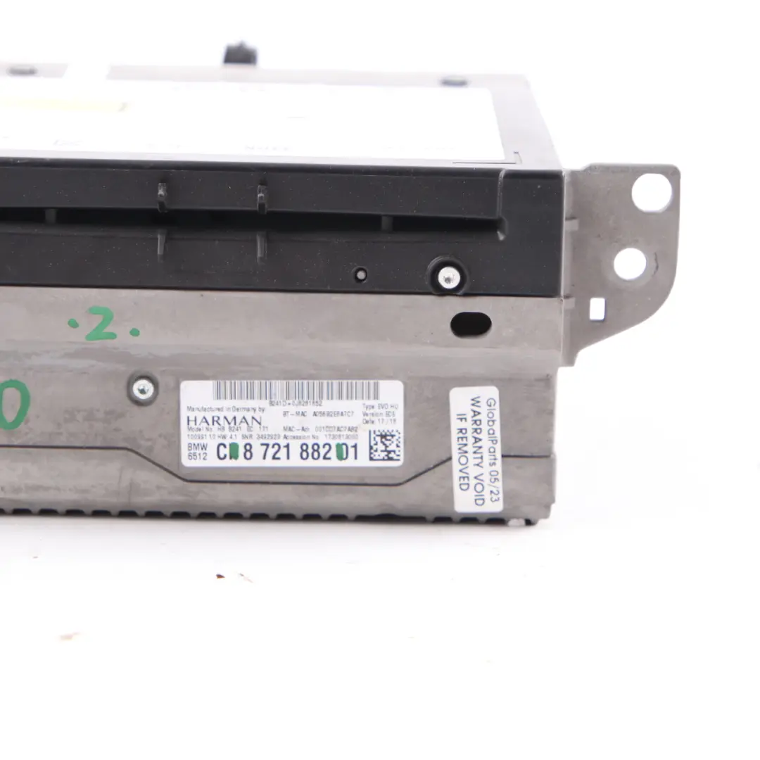 BMW F20 F21 F22 F30 F31 LCI Hauptgerät Media DAB Navigation Professional - SKU 8721882 - Teilenummer 8721882