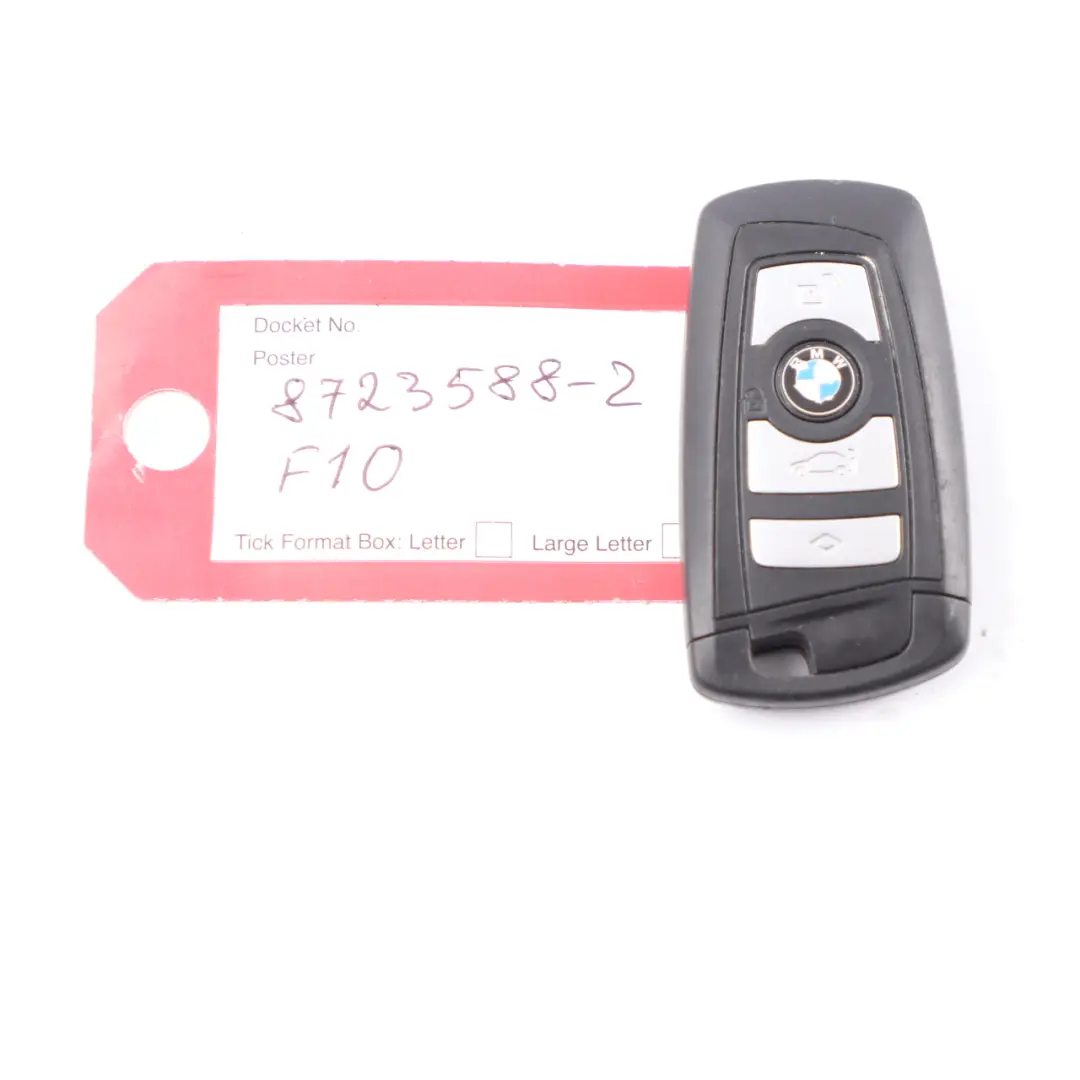  Remote Key BMW F07 F10 F11 F25 Radio Alarm Button Switch 868 MHz - SKU 8723588-2 - Part number 8723588
