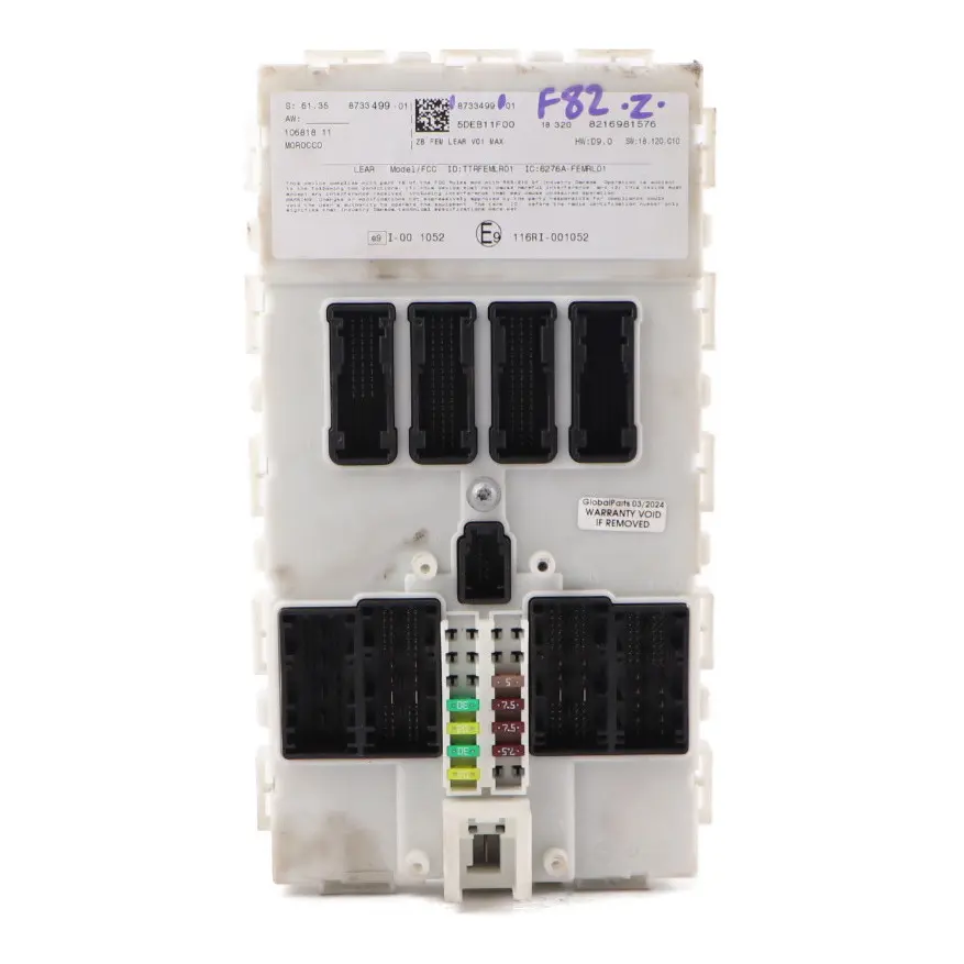 Módulo Unidad De Control FEM 9383178 para BMW F20 F21 F22 F30 F31 F32 F36 con número de pieza 8733499 BMW F20 F21 F22 F30 F31 F32 F36 Módulo Unidad De Control FEM 9383178 - SKU 8733499 - Número de pieza 8733499