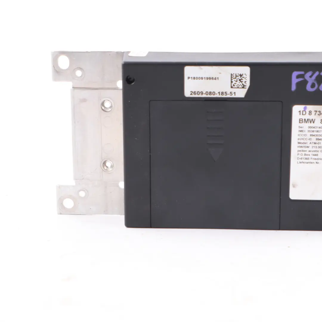  Módulo de Comunicación BMW M4 F82 Telematic Bluetooth Unidad de Control - SKU 8734753 - Número de pieza 8734753