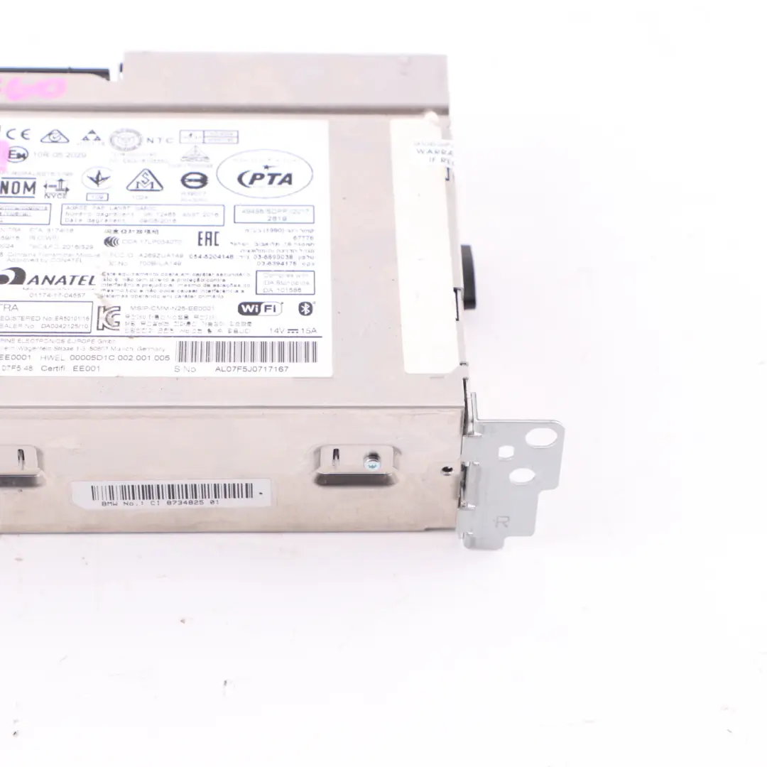  Basic Navigation Unit Mini F55 F56 F60 Countryman Sat Nav Head Unit - SKU 8734825-1 - Part number 8734825