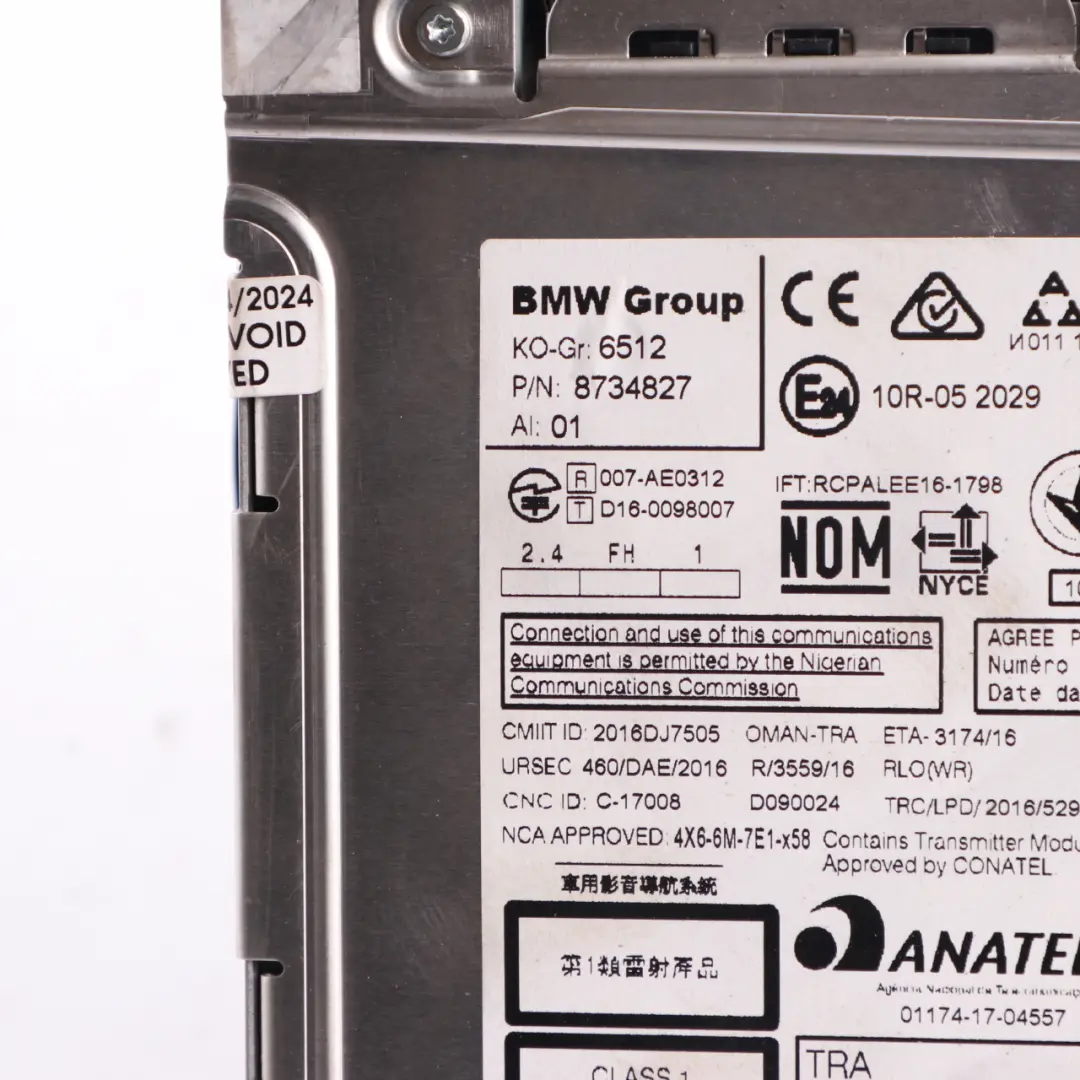 BMW F20 F30 LCI G30 G31 Head Unit Media Navigation Headunit Player - SKU 8734827 - Part number 8734827