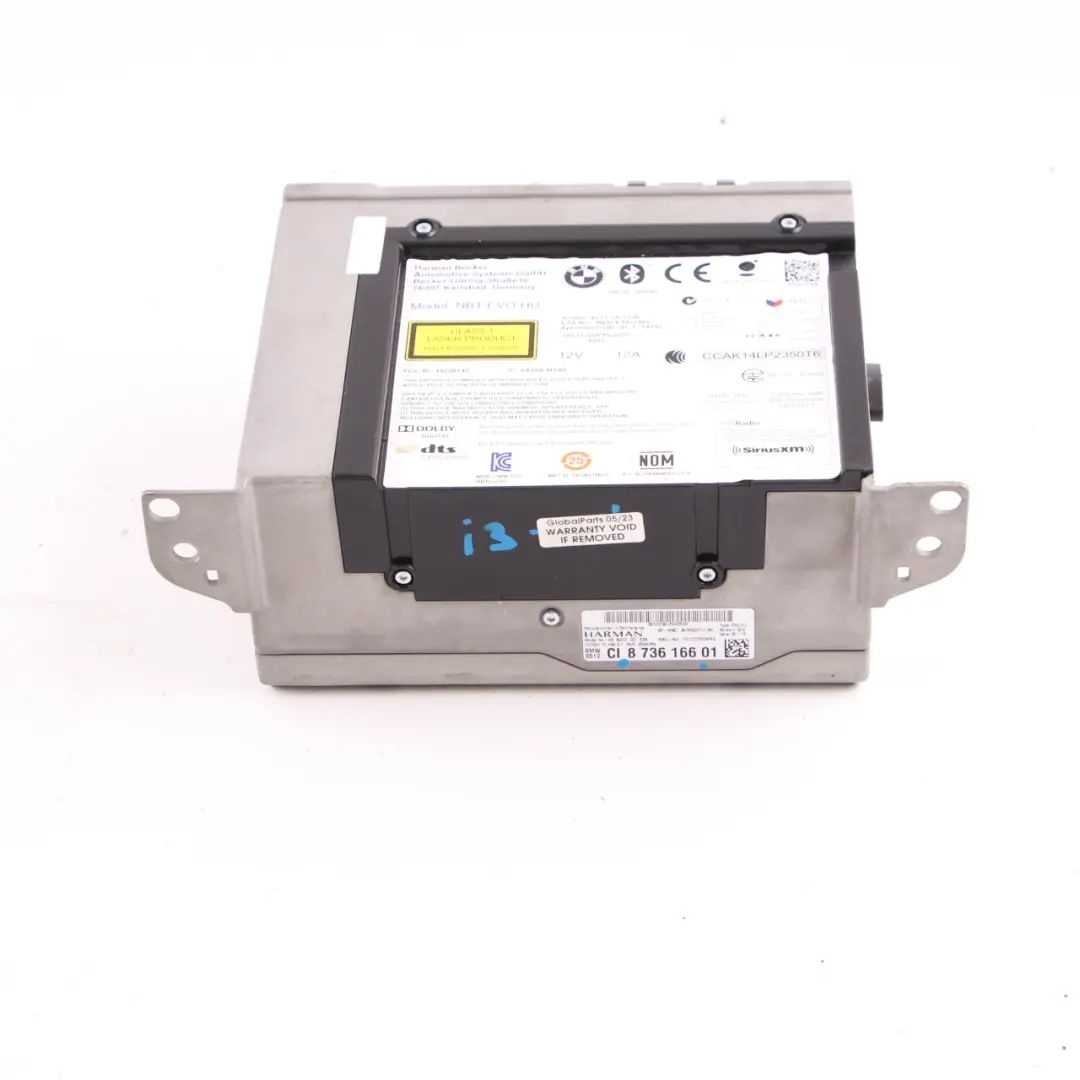 Head Unit BMW i3 i8 Mini F54 Navigation Sat Nav DAB High Control Module - SKU 8736166 - Part number 8736166
