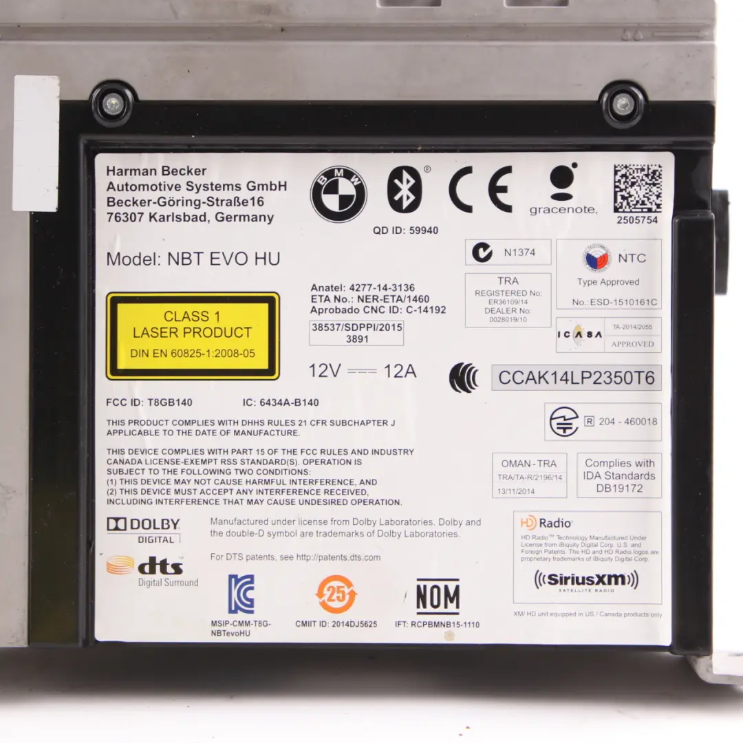 Head Unit BMW i3 i8 Mini F54 Navigation Sat Nav DAB High Control Module to with Part number 8736166 Head Unit BMW i3 i8 Mini F54 Navigation Sat Nav DAB High Control Module - SKU 8736166 - Part number 8736166