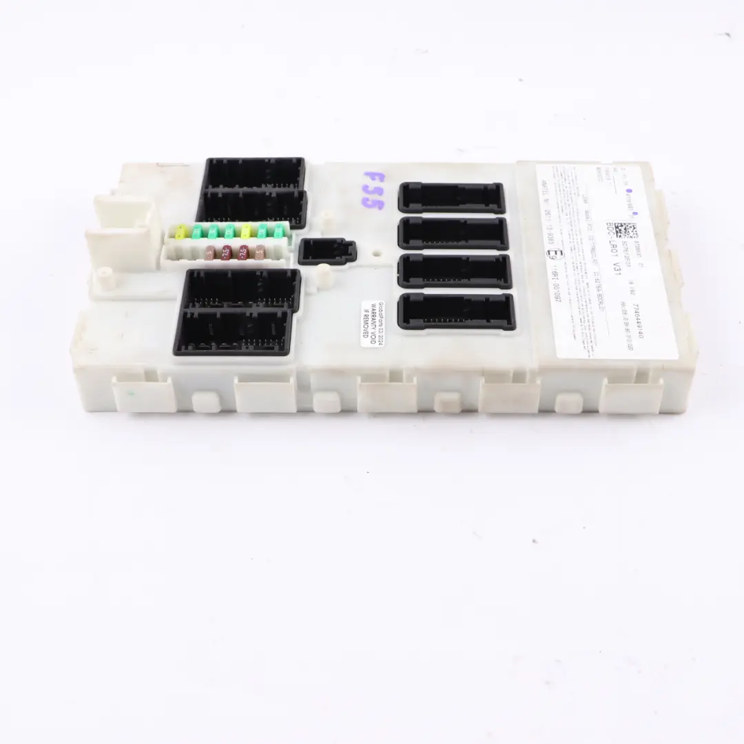 Mini Cooper One F54 F55 F56 F60 ECU Body Domain Controller BDC Module - SKU 8736681 - Part number 8736681