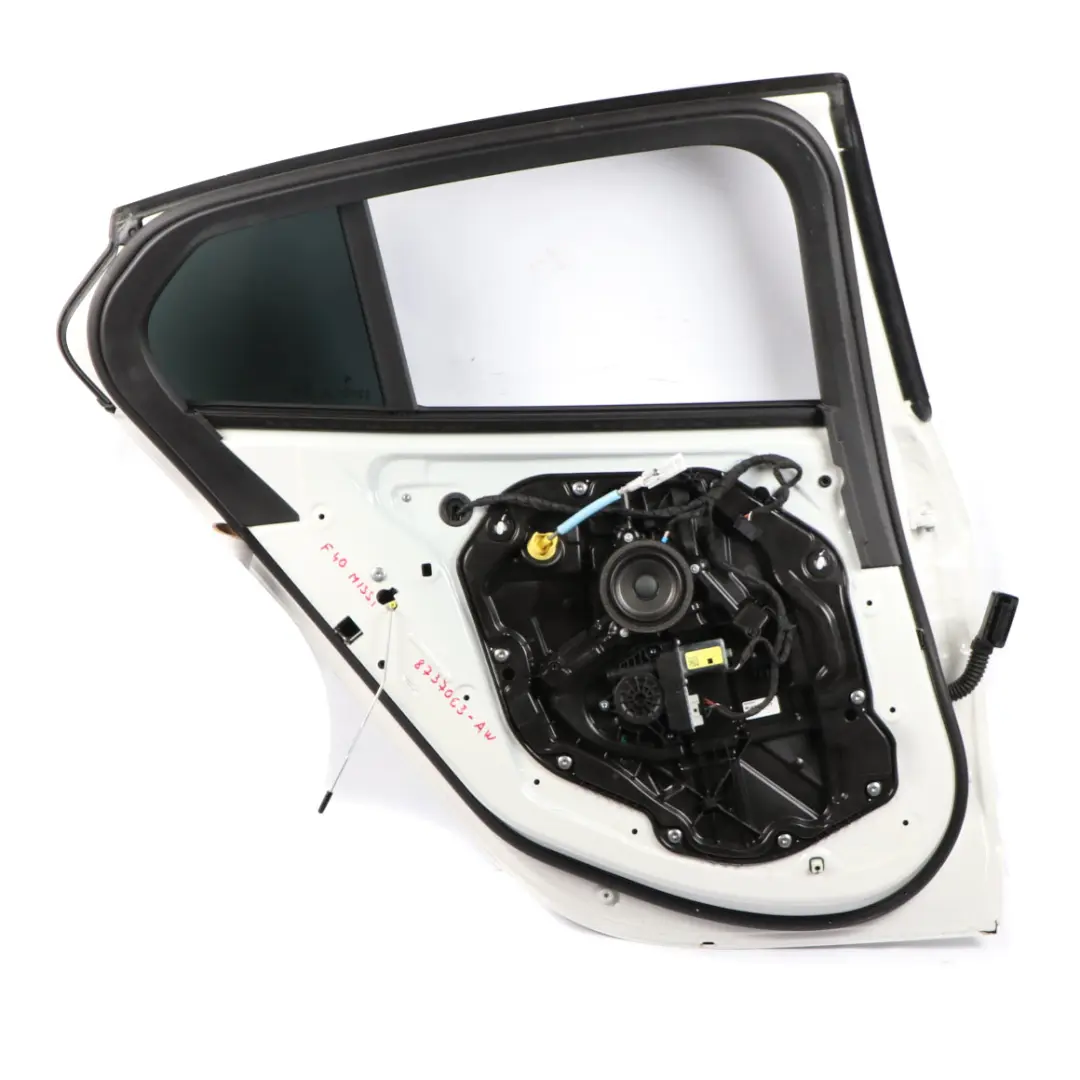 Left Door N/S Alpinweiss 3 Alpine White - 300 to BMW F40 Rear with Part number 8737063 BMW F40 Rear Left Door N/S Alpinweiss 3 Alpine White - 300 - SKU 8737063-AW - Part number 8737063