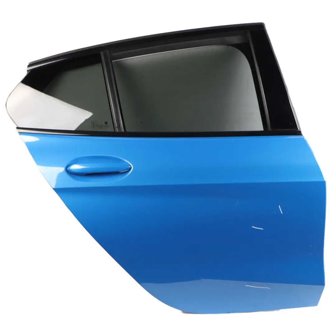 Right Door O/S Misano Blue Metallic - C1D to BMW F40 Rear with Part number 8737064 BMW F40 Rear Right Door O/S Misano Blue Metallic - C1D - SKU 8737064-MISA - Part number 8737064