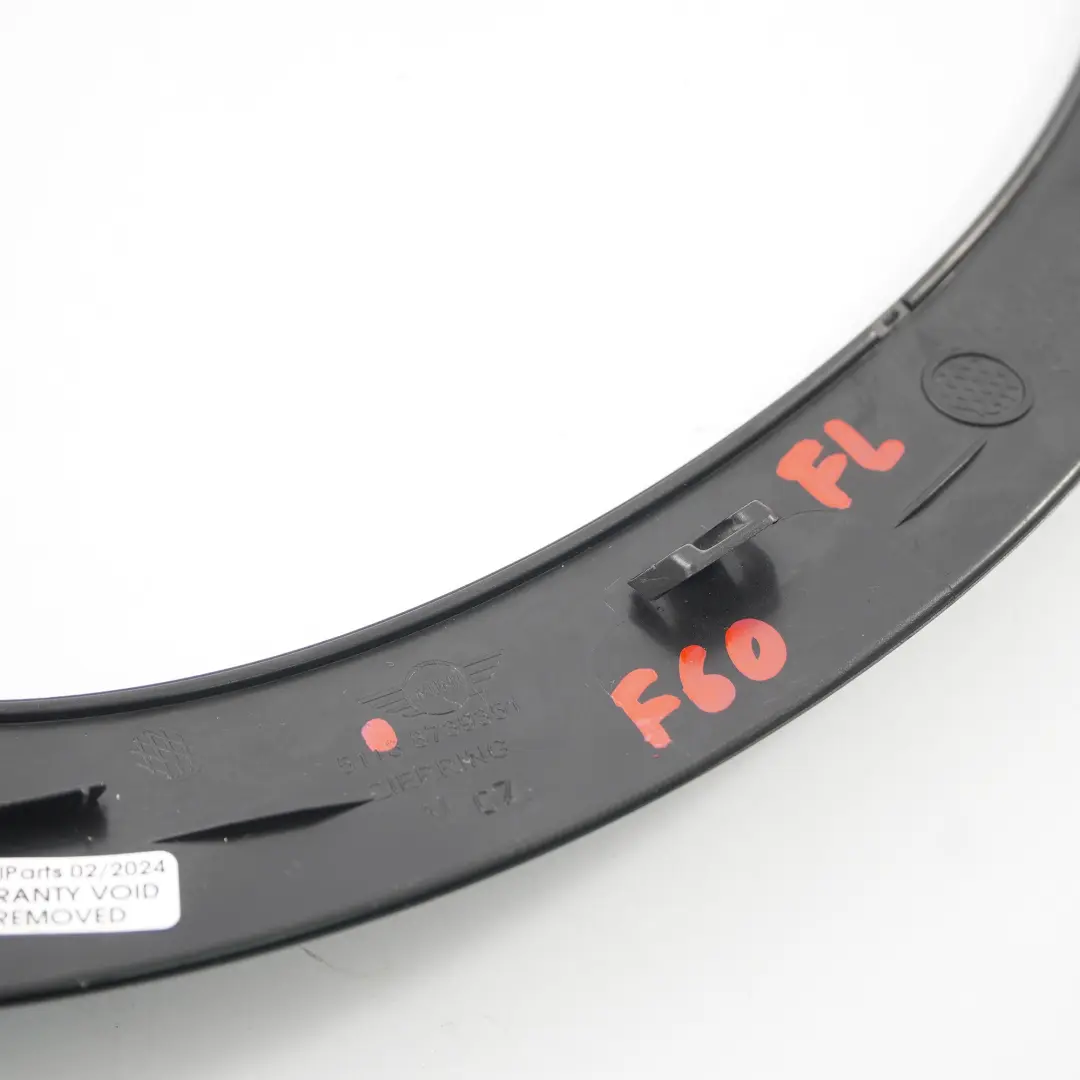 Mini Countryman F60 Headlight Trim Ring Cover Front Left N/S Piano Black - SKU 8739351 - Part number 8739351