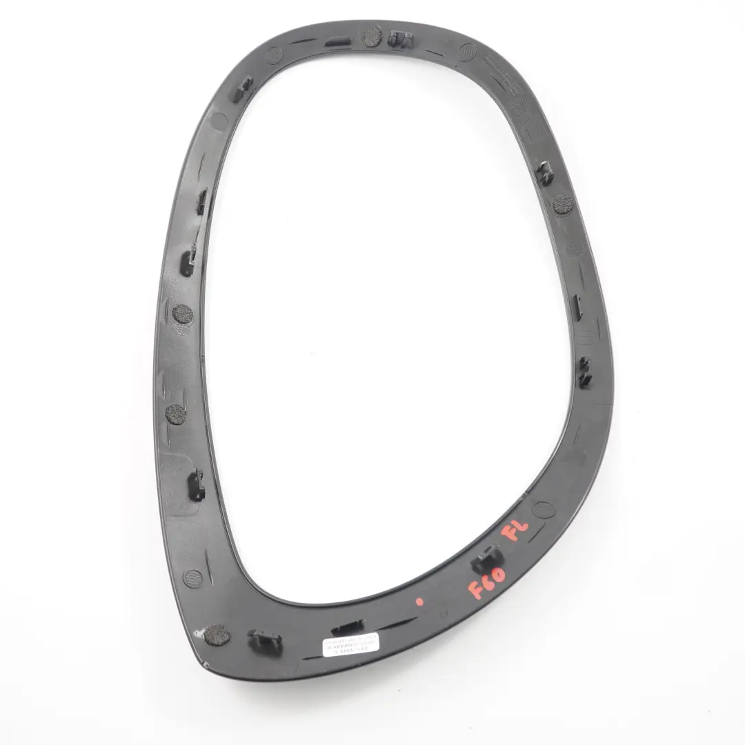 Mini Countryman F60 Headlight Trim Ring Cover Front Left N/S Piano Black - SKU 8739351 - Part number 8739351