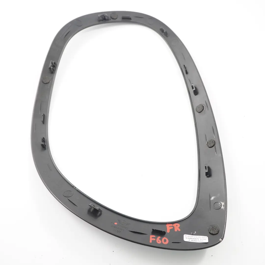 Mini Countryman F60 Headlight Ring Cover Front Right O/S Piano Black - SKU 8739352 - Part number 8739352