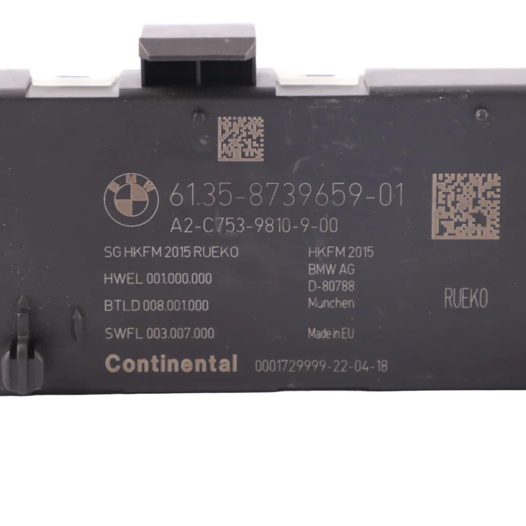 Tailgate Control Module BMW X5 F15 F31 X2 F39 F45 Mini F60 Boot Trunk - SKU 8739659 - Part number 8739659