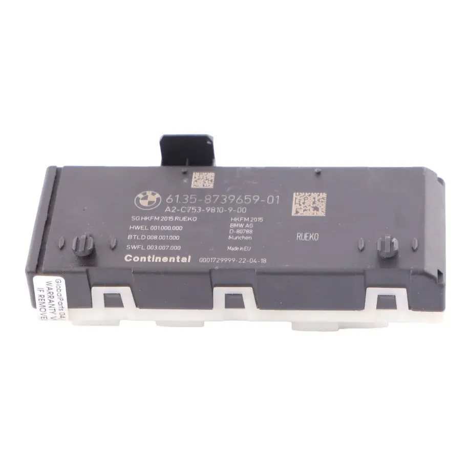 Control Module BMW X5 F15 F31 X2 F39 F45 Mini F60 Boot Trunk to Tailgate with Part number 8739659 Tailgate Control Module BMW X5 F15 F31 X2 F39 F45 Mini F60 Boot Trunk - SKU 8739659 - Part number 8739659