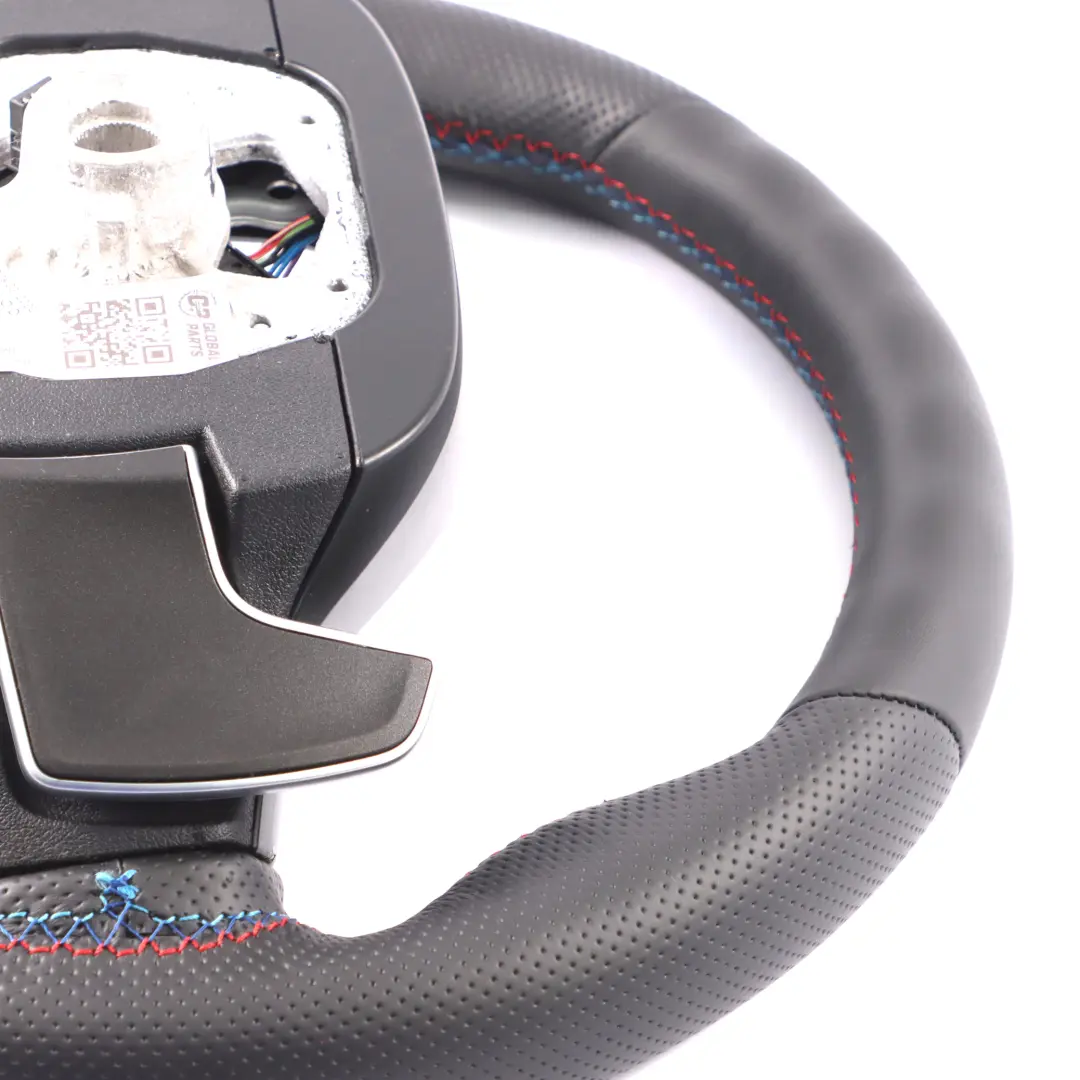Calentado M Sport NUEVO Cuero Negro Palanca de cambio para Volante BMW F40 G20 G21 con número de pieza 8746691 Volante BMW F40 G20 G21 Calentado M Sport NUEVO Cuero Negro Palanca de cambio - SKU 8746691-1 - Número de pieza 8746691